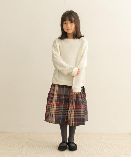 URBAN RESEARCH DOORS（アーバンリサーチドアーズ）の「『親子リンク』タックスリーブロングTシャツ(KIDS)（Tシャツ/カットソー・キッズ・オフホワイト/イエロー系その他・120/105/135）」の21枚目の写真