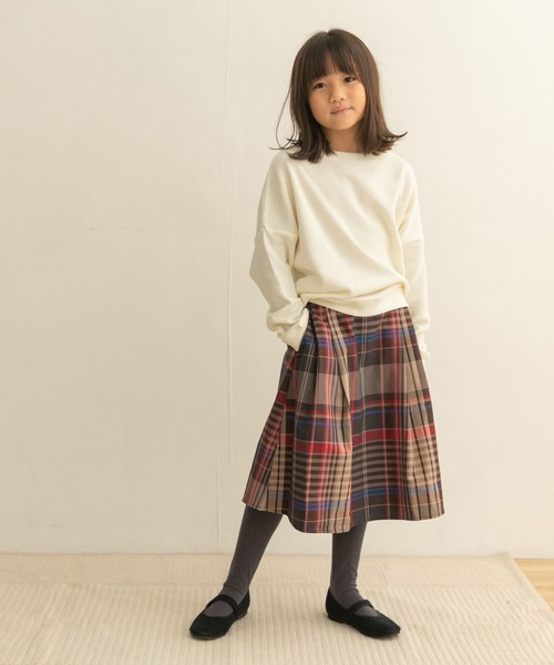 URBAN RESEARCH DOORS（アーバンリサーチドアーズ）の「『親子リンク』タックスリーブロングTシャツ(KIDS)（Tシャツ/カットソー・キッズ・オフホワイト/イエロー系その他・120/105/135）」の20枚目の写真