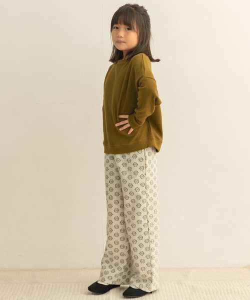 URBAN RESEARCH DOORS（アーバンリサーチドアーズ）の「『親子リンク』タックスリーブロングTシャツ(KIDS)（Tシャツ/カットソー・キッズ・オフホワイト/イエロー系その他・120/105/135）」の11枚目の写真