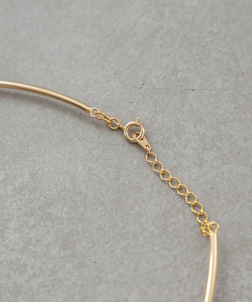 mystic（ミスティック）の「[eau un bijou] thin (choker)（ネックレス・レディース・ゴールド・ONE SIZE）」の2枚目の写真