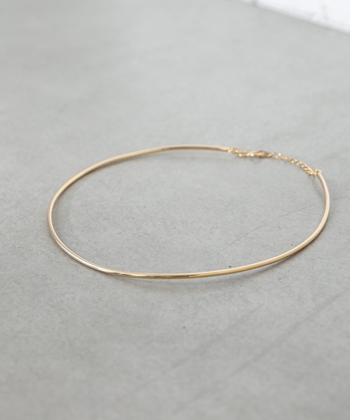 mystic（ミスティック）の「[eau un bijou] thin (choker)（ネックレス・レディース・ゴールド・ONE SIZE）」の3枚目の写真