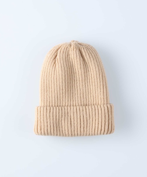 HONEYSUCKLE ROSE(ハニーサックルローズ)の「【HONEYSUCKLE ROSE】HRムジカラーワッチ(ニットキャップ/ビーニー・レディース・オレンジ/グレー/パープル/グリーン/ブラック/ベージュ・フリー)」の3枚目の写真