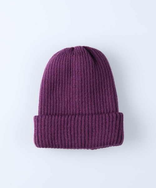 HONEYSUCKLE ROSE(ハニーサックルローズ)の「【HONEYSUCKLE ROSE】HRムジカラーワッチ(ニットキャップ/ビーニー・レディース・オレンジ/グレー/パープル/グリーン/ブラック/ベージュ・フリー)」の5枚目の写真