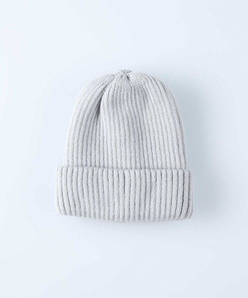 HONEYSUCKLE ROSE(ハニーサックルローズ)の「【HONEYSUCKLE ROSE】HRムジカラーワッチ(ニットキャップ/ビーニー・レディース・オレンジ/グレー/パープル/グリーン/ブラック/ベージュ・フリー)」の2枚目の写真