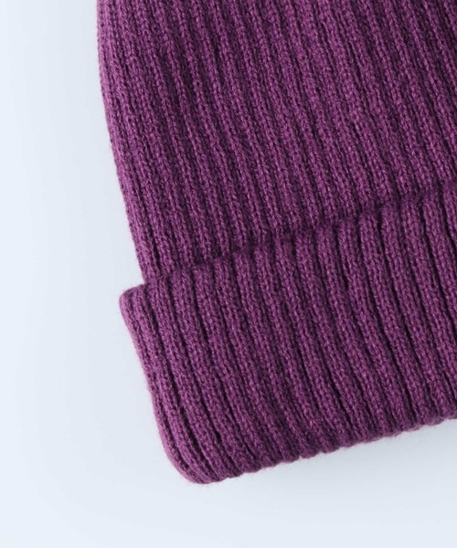 HONEYSUCKLE ROSE(ハニーサックルローズ)の「【HONEYSUCKLE ROSE】HRムジカラーワッチ(ニットキャップ/ビーニー・レディース・オレンジ/グレー/パープル/グリーン/ブラック/ベージュ・フリー)」の8枚目の写真