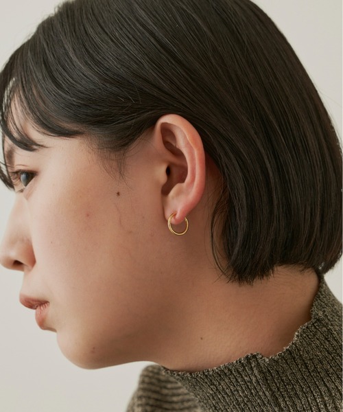 Aunt Marie's（アントマリーズ）の「ミニフープイヤリング / 選べるサイズ展開有り（イヤリング・レディース・ゴールド/シルバー・S/M）」の8枚目の写真