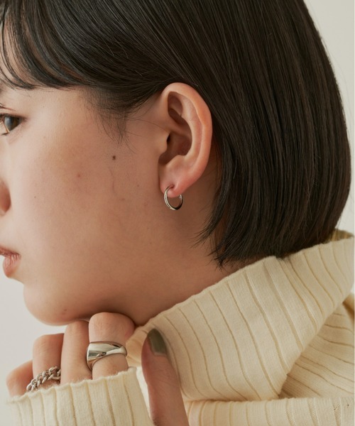 Aunt Marie's（アントマリーズ）の「ミニフープイヤリング / 選べるサイズ展開有り（イヤリング・レディース・ゴールド/シルバー・S/M）」の15枚目の写真