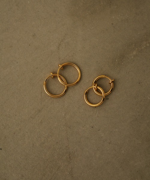 Aunt Marie's（アントマリーズ）の「ミニフープイヤリング / 選べるサイズ展開有り（イヤリング・レディース・ゴールド/シルバー・S/M）」の5枚目の写真