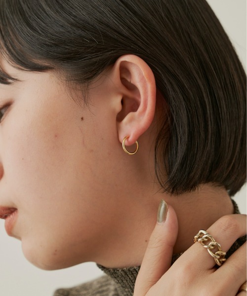 Aunt Marie's（アントマリーズ）の「ミニフープイヤリング / 選べるサイズ展開有り（イヤリング・レディース・ゴールド/シルバー・S/M）」の7枚目の写真