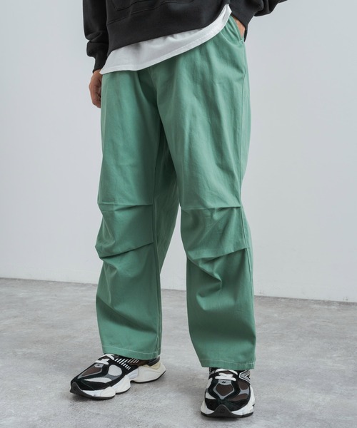 Rocky Monroe(ロッキーモンロー)の「ワイドシルエット コットンツイルバルーンスノーパンツ(カーゴパンツ・メンズ・ブルー/ベージュ/ブラック/マスタード/オレンジ/グリーン/ホワイト・XL/M/L)」の5枚目の写真