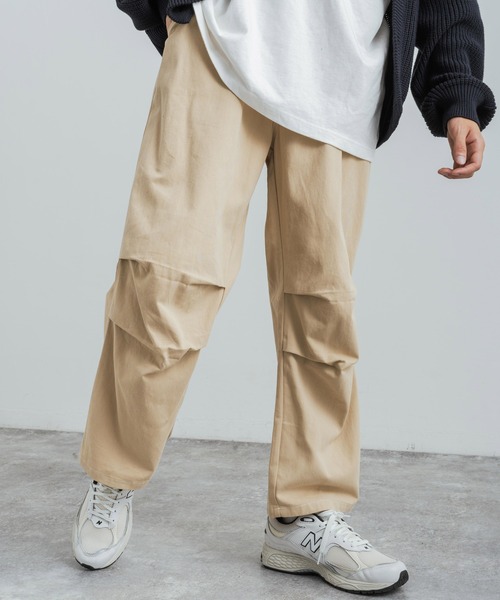 Rocky Monroe(ロッキーモンロー)の「ワイドシルエット コットンツイルバルーンスノーパンツ(カーゴパンツ・メンズ・ブルー/ベージュ/ブラック/マスタード/オレンジ/グリーン/ホワイト・XL/M/L)」の15枚目の写真