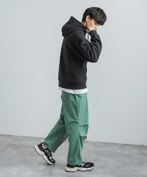 Rocky Monroe(ロッキーモンロー)の「ワイドシルエット コットンツイルバルーンスノーパンツ(カーゴパンツ・メンズ・ブルー/ベージュ/ブラック/マスタード/オレンジ/グリーン/ホワイト・XL/M/L)」の20枚目の写真