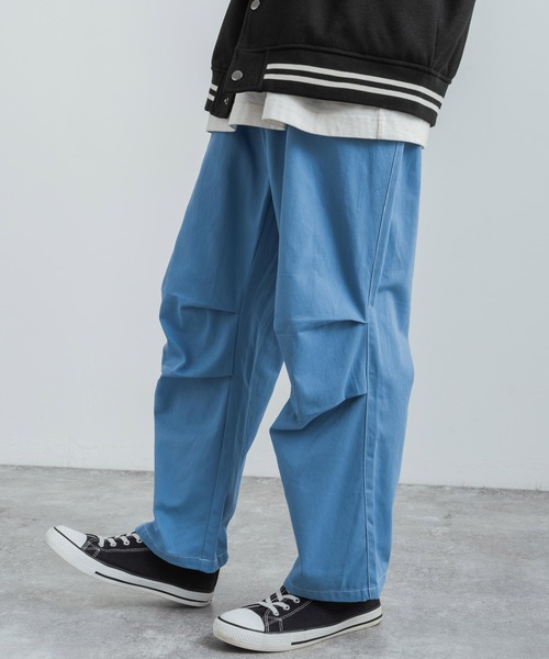 Rocky Monroe(ロッキーモンロー)の「ワイドシルエット コットンツイルバルーンスノーパンツ(カーゴパンツ・メンズ・ブルー/ベージュ/ブラック/マスタード/オレンジ/グリーン/ホワイト・XL/M/L)」の21枚目の写真