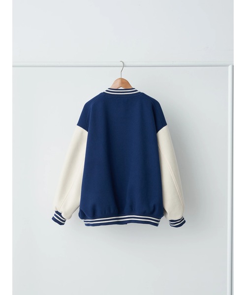 earth music&ecology（アースミュージックアンドエコロジー）の「ワッペンスタジャン（スタジャン・レディース・レッド/ネイビー/グリーン・FREE）」の9枚目の写真