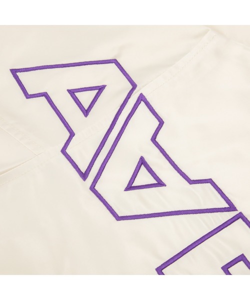 AAPE BY A BATHING APE（エーエイプバイアベイシングエイプ）の「AAPE LIGHT WEIGHT JACKET（スタジャン・レディース・ダークグレー/アイボリー・XX-SMALL/X-SMALL）」の6枚目の写真