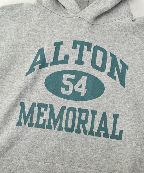 RUSSELL（ラッセル）の「【ヴィンテージ古着】RUSSELL / ラッセル ALTON MEMORIAL カレッジスウェット パーカー（パーカー・メンズ・グレー・LARGE）」の5枚目の写真