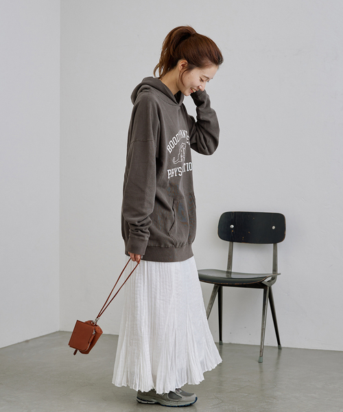 FRAMeWORK(フレームワーク)の「【MIXTA/ミクスタ】BOODY PANTHER フーディ(パーカー・レディース・ブラック/アイボリー/チョコ・FREE)」の6枚目の写真