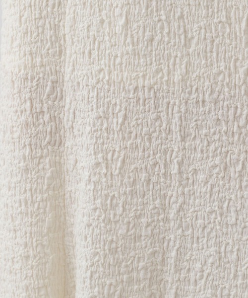 LOWRYS FARM（ローリーズファーム）の「フクレジャガードフレアスカート　173671（スカート・レディース・アイボリー/ブラック/ブラウン・FREE）」の10枚目の写真