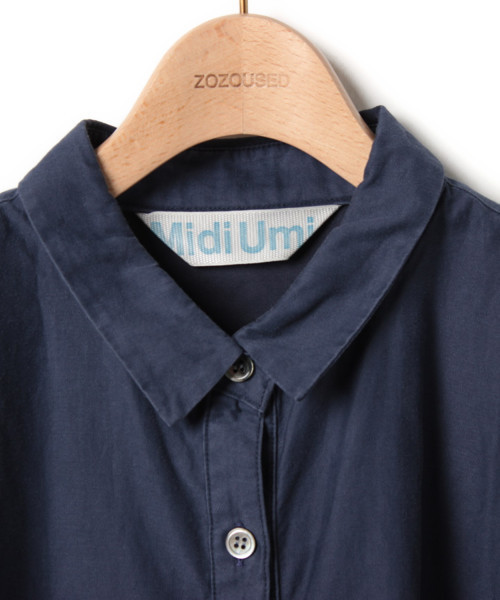 MidiUmi（ミディウミ）の「シャツワンピース（シャツワンピース・レディース・ネイビー・-）」の3枚目の写真