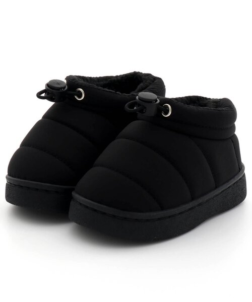 Ampersand(アンパサンド)の「中綿ブーツベビー(ベビーシューズ/ベビーソックス・キッズ・カーキ/ブラック/ベージュ/ネイビー/グレー・15 /14)」の2枚目の写真