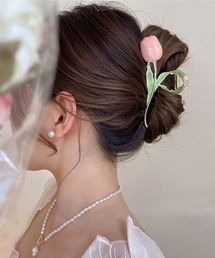 aimoha（アイモハ）の「チューリップ形ヘアクリップ（バレッタ/ヘアクリップ）」