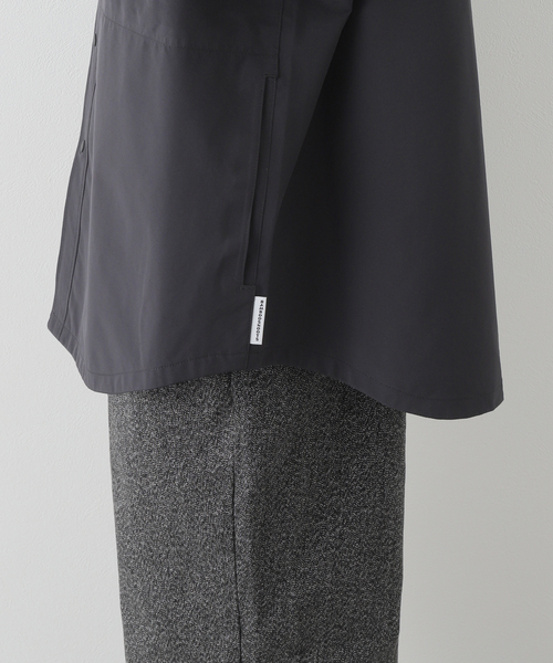 BAMBOO SHOOTS（バンブーシュート）の「【BAMBOO SHOOTS/バンブーシュート】3LAYER SHIRT JACKET w/HOOD（ブルゾン・メンズ・ブラック・MEDIUM/LARGE）」の12枚目の写真