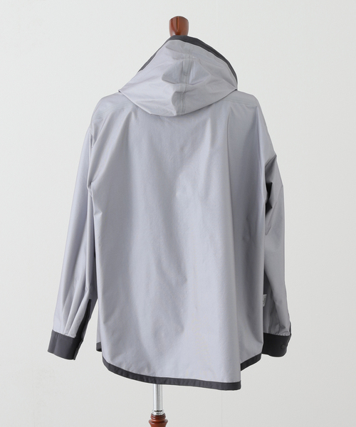 BAMBOO SHOOTS（バンブーシュート）の「【BAMBOO SHOOTS/バンブーシュート】3LAYER SHIRT JACKET w/HOOD（ブルゾン・メンズ・ブラック・MEDIUM/LARGE）」の16枚目の写真