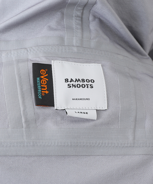 BAMBOO SHOOTS（バンブーシュート）の「【BAMBOO SHOOTS/バンブーシュート】3LAYER SHIRT JACKET w/HOOD（ブルゾン・メンズ・ブラック・MEDIUM/LARGE）」の17枚目の写真