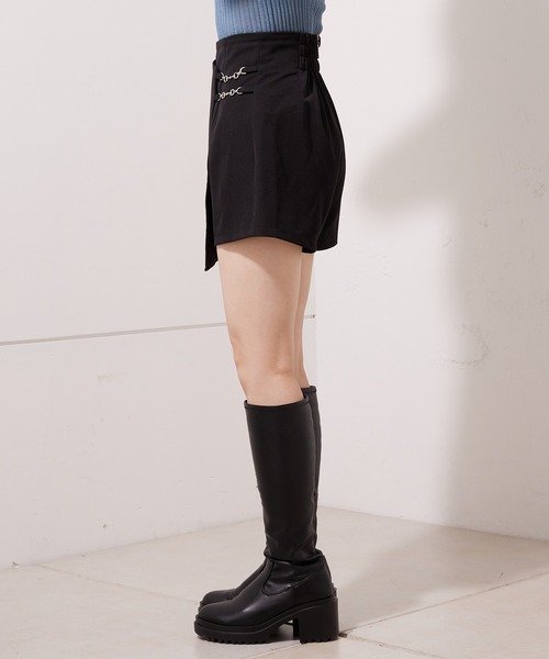 Chico(チコ)の「【新色追加】チェーンラップミニスカパン(その他パンツ・レディース・ブラック系その他2/ブラック/グレイッシュベージュ/ベージュ系その他2/ブルー系その他2・FREE)」の20枚目の写真