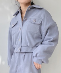 ♪SETも 中綿キルトブルゾン セットアップ可能