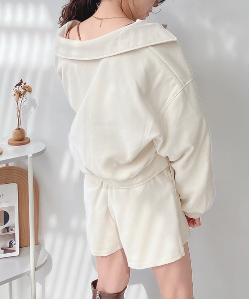 AS KNOW AS plus(アズノゥアズプラス)の「♪SETも 中綿キルトブルゾン セットアップ可能(ブルゾン・レディース・ブラック系その他/アイボリー/サックスブルー/ベージュ系その他・FREE)」の7枚目の写真