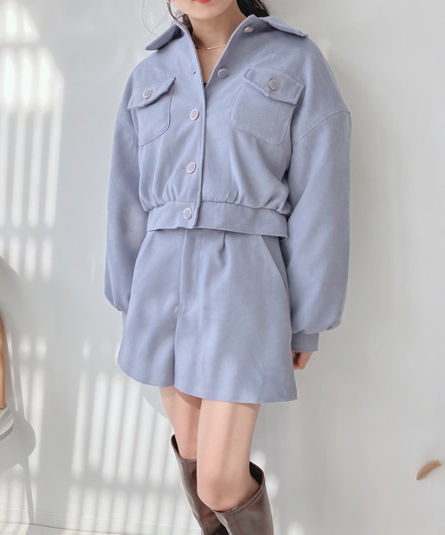 AS KNOW AS plus(アズノゥアズプラス)の「♪SETも 中綿キルトブルゾン セットアップ可能(ブルゾン・レディース・ブラック系その他/アイボリー/サックスブルー/ベージュ系その他・FREE)」の11枚目の写真