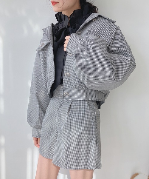 AS KNOW AS plus(アズノゥアズプラス)の「♪SETも 中綿キルトブルゾン セットアップ可能(ブルゾン・レディース・ブラック系その他/アイボリー/サックスブルー/ベージュ系その他・FREE)」の15枚目の写真