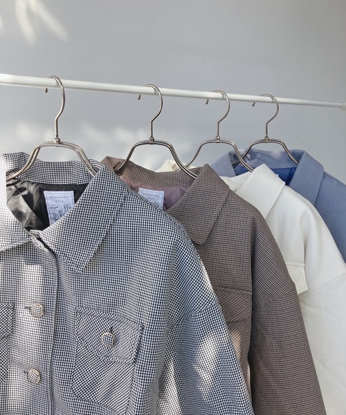 AS KNOW AS plus(アズノゥアズプラス)の「♪SETも 中綿キルトブルゾン セットアップ可能(ブルゾン・レディース・ブラック系その他/アイボリー/サックスブルー/ベージュ系その他・FREE)」の17枚目の写真