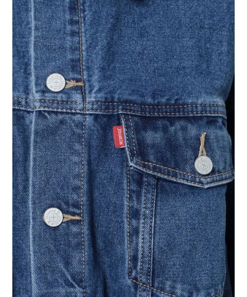 jouetie(ジュエティ)の「ルーズデニムジャケット(デニムジャケット・レディース・ブラック/ブルー/ブラウン・MEDIUM)」の5枚目の写真