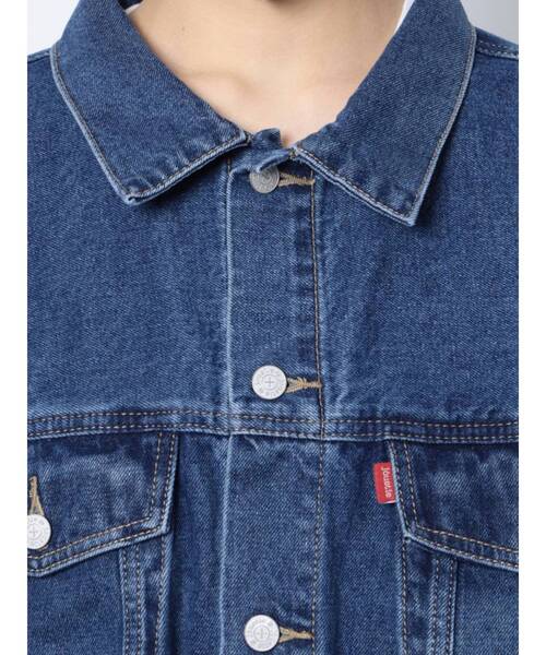 jouetie(ジュエティ)の「ルーズデニムジャケット(デニムジャケット・レディース・ブラック/ブルー/ブラウン・MEDIUM)」の10枚目の写真