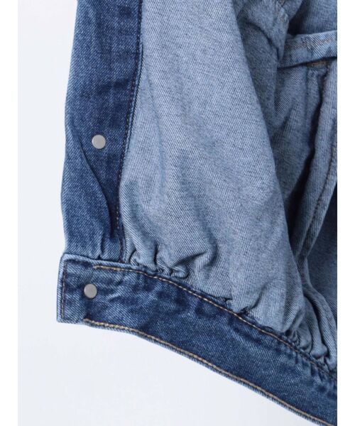 jouetie(ジュエティ)の「ルーズデニムジャケット(デニムジャケット・レディース・ブラック/ブルー/ブラウン・MEDIUM)」の13枚目の写真