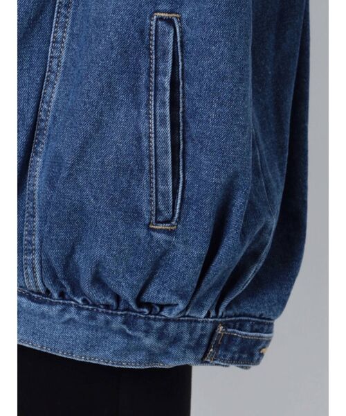 jouetie(ジュエティ)の「ルーズデニムジャケット(デニムジャケット・レディース・ブラック/ブルー/ブラウン・MEDIUM)」の14枚目の写真