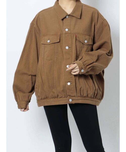 jouetie(ジュエティ)の「ルーズデニムジャケット(デニムジャケット・レディース・ブラック/ブルー/ブラウン・MEDIUM)」の20枚目の写真