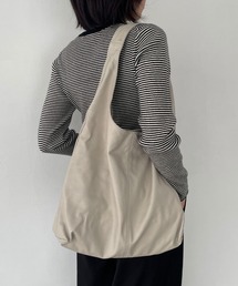 【軽量/大容量/PC収納】ワンハンドル ビッグ ショルダーバッグ