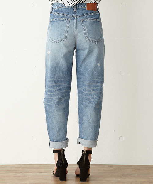 MOUSSY（マウジー）の「MV reguler Straight（デニムパンツ・レディース・ブルー・27inch/26inch/23inch/24inch/25inch）」の3枚目の写真