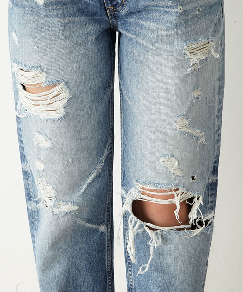 MOUSSY（マウジー）の「MV reguler Straight（デニムパンツ・レディース・ブルー・27inch/26inch/23inch/24inch/25inch）」の4枚目の写真