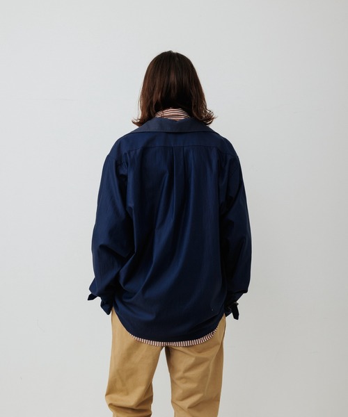 【ADAM ET ROPE】sorona(R) シャツジャケット セール】【WEB限定】 Sorona(R) 3WAY レイヤード シャツ＆ベスト