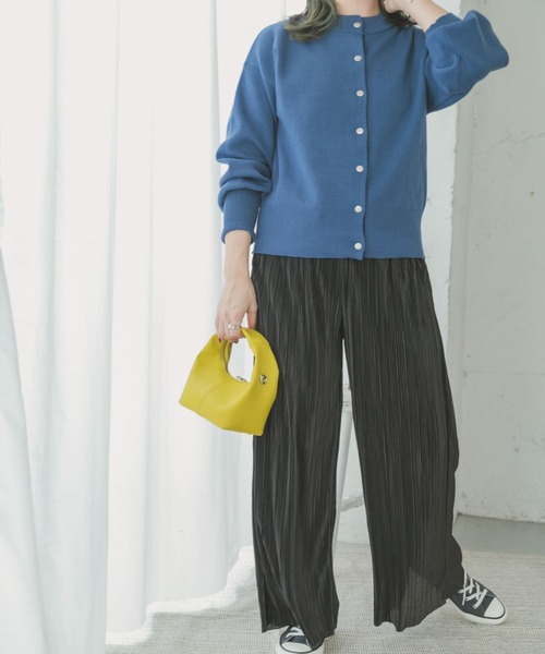 ITEMS URBANRESEARCH(アイテムズ アーバンリサーチ)の「セルフカットイージーパンツ(その他パンツ・レディース・ブラック/ライトベージュ/ブラウン・FREE)」の5枚目の写真