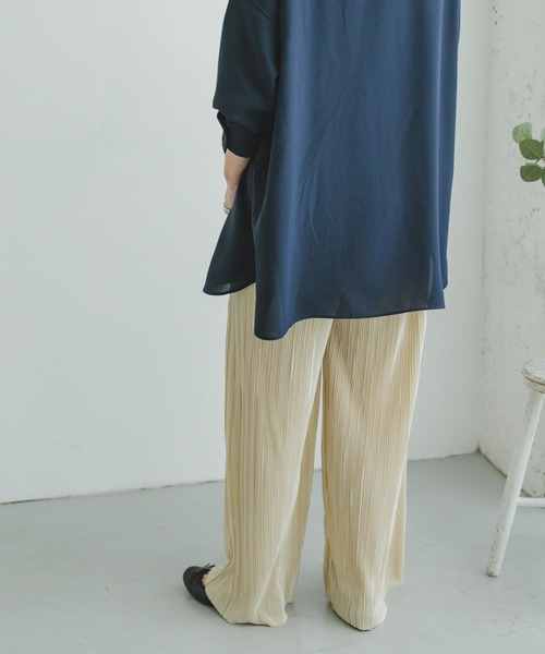 ITEMS URBANRESEARCH(アイテムズ アーバンリサーチ)の「セルフカットイージーパンツ(その他パンツ・レディース・ブラック/ライトベージュ/ブラウン・FREE)」の10枚目の写真