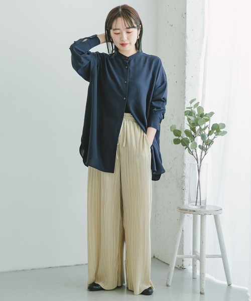 ITEMS URBANRESEARCH(アイテムズ アーバンリサーチ)の「セルフカットイージーパンツ(その他パンツ・レディース・ブラック/ライトベージュ/ブラウン・FREE)」の11枚目の写真