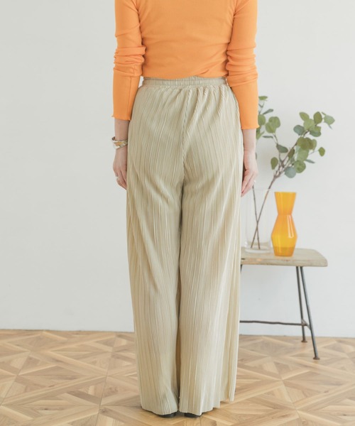 ITEMS URBANRESEARCH(アイテムズ アーバンリサーチ)の「セルフカットイージーパンツ(その他パンツ・レディース・ブラック/ライトベージュ/ブラウン・FREE)」の22枚目の写真