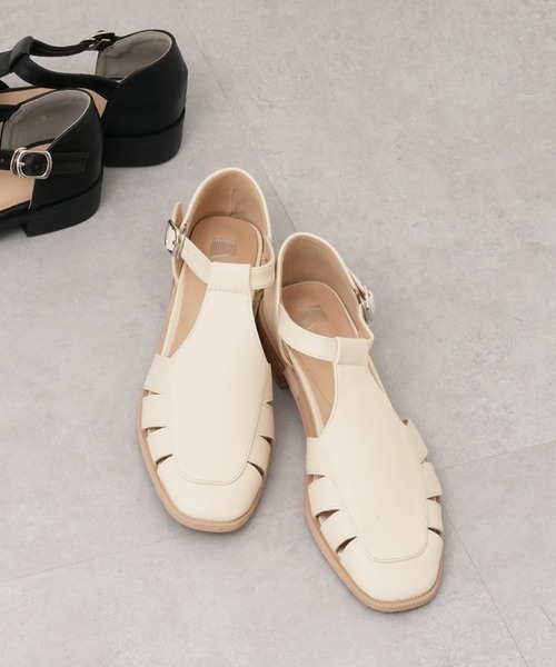 WEB・一部店舗限定/グルカフラットシューズ