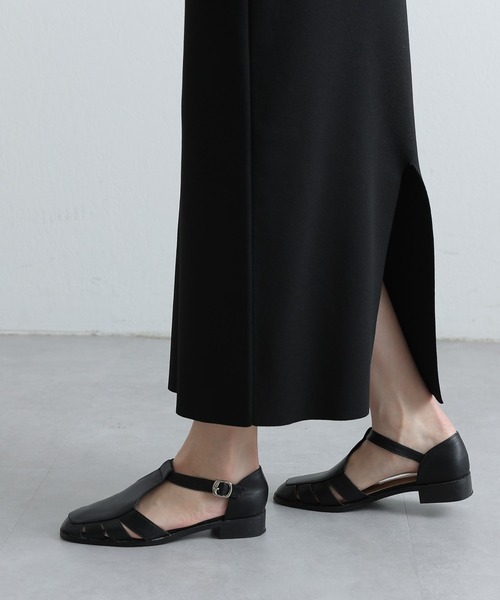 WEB・一部店舗限定/グルカフラットシューズ