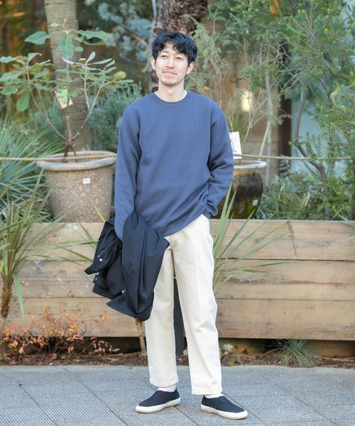 ITEMS URBANRESEARCH（アイテムズ アーバンリサーチ）の「ミラノリブ 多機能ニット アンサンブル(セットアイテム)（ニット/セーター・メンズ・グレー/ベージュ/ブルー・MEDIUM/LARGE）」の6枚目の写真